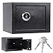 Produktbild Allright Möbeltresor Doppelbartschloss Tresor mit Schlüssel 6.4L Dokumententresor Geldschrank Sicherheitsstufe Safe 23 x 17 x 17.3 cm