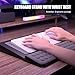 Computer Tilt Keyboard Stand - Acrylic Ergonomic Keyboard Holder for Easy Typing Working, Keyboard Riser with Comfortable Wrist Rest for Keyboard, Office, Home - Fits All Keyboard Sizes