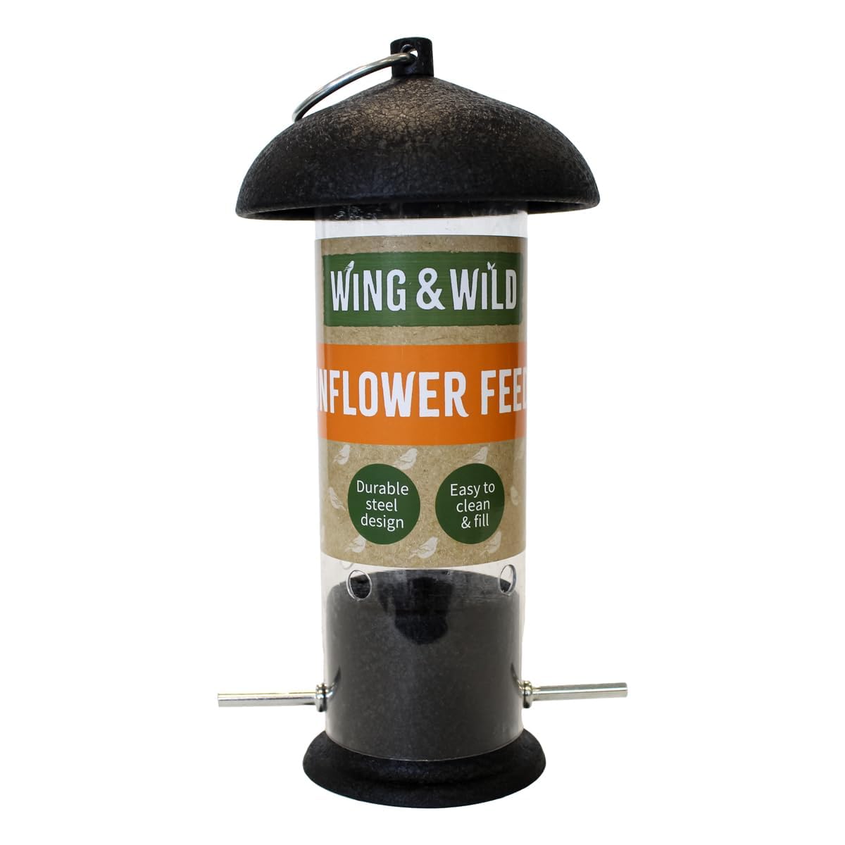 Wing & Wild Small Sunflower Seed Bird Feeder - 21cm