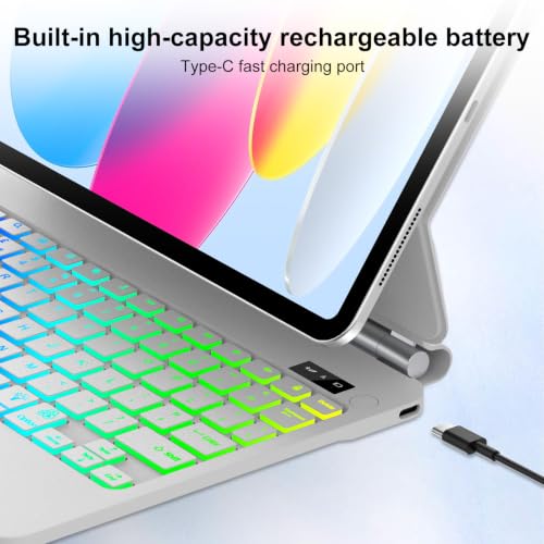 Image of Magic Keyboard Case for iPad 10th or 11th (A16, 2025) Generation,White