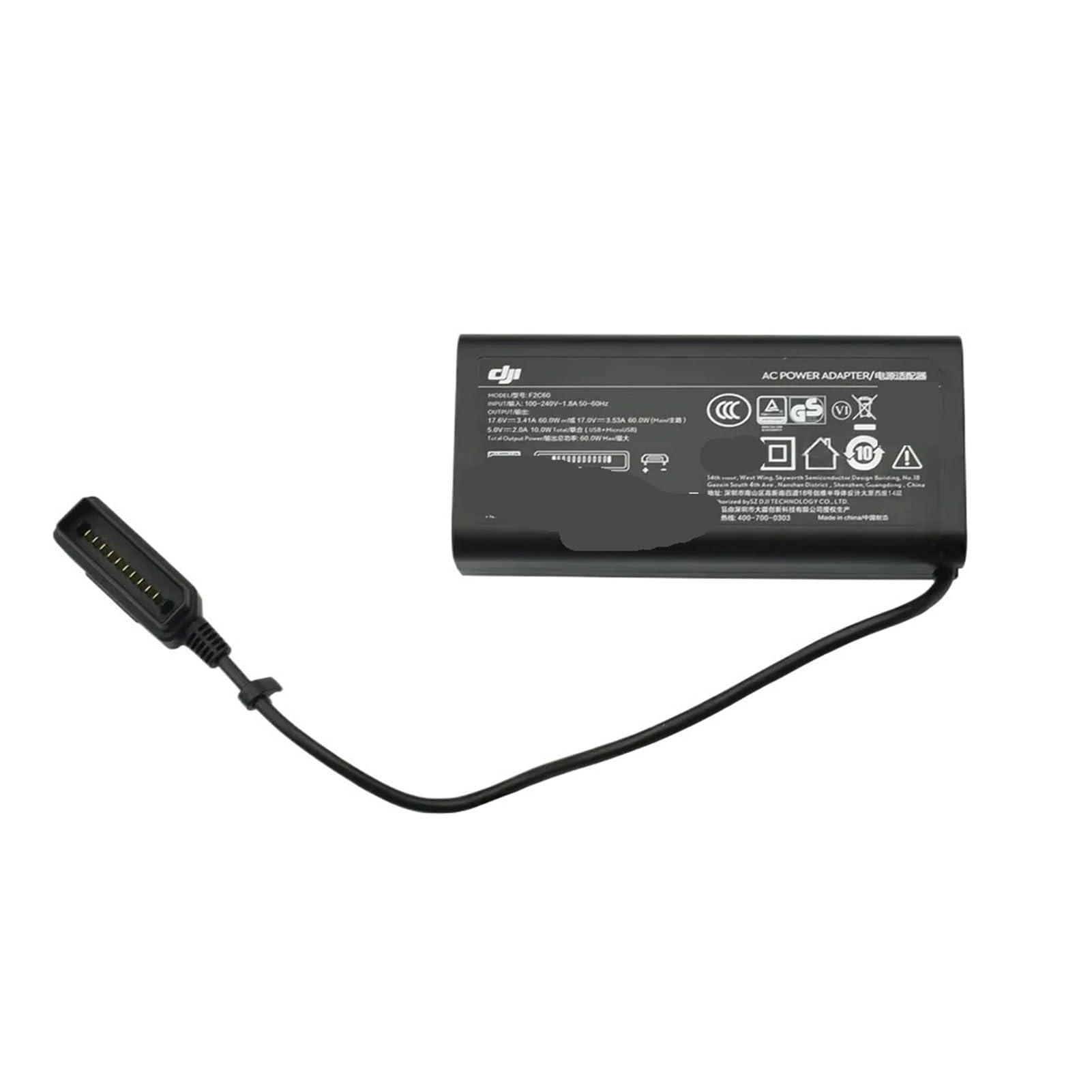 Chargeur de Batterie for Drone Compatible avec DJI Mavic 2 Pro/Zoom, câble d'alimentation Secteur, Accessoires(Batery Charger)