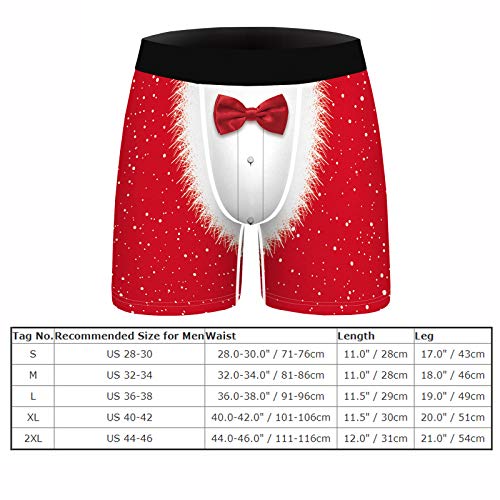 Abafip Men'S Funny 3D Print Christmas Boxers Briefs Holiday Shorts Novelty Underpants Halloween Xmas Gag Gift Summer Underwear Yellow Medium thumb #7
