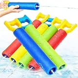 🌞【Facile à utiliser】Le pistolet a eau enfant est équipé d'une tige en plastique lisse qui peut pomper rapidement l'eau. Plongez simplement la buse dans l’eau et étendez la poignée pour remplir le pistolet d’eau. Poussez vers l'avant et vous verrez l'eau jaillir de toute sa force dans les airs ou vers votre partenaire!