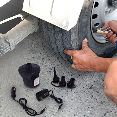 ABOOFAN Bomba de ar elétrica multiuso Inflator de ar compacto para caiaque Bomba de ar JP Plug