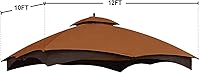 Vista 4 de ABCCANOPY - Toldo de repuesto para gazebo Lowe's Allen Roth 10 x 12 #GF-12S004B-1