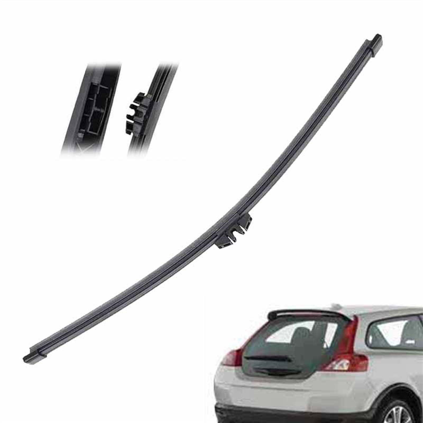 Brosse d'essuie-glace arrière 15" Volvo C30 de 2006 à 2009 pour balai de hayon