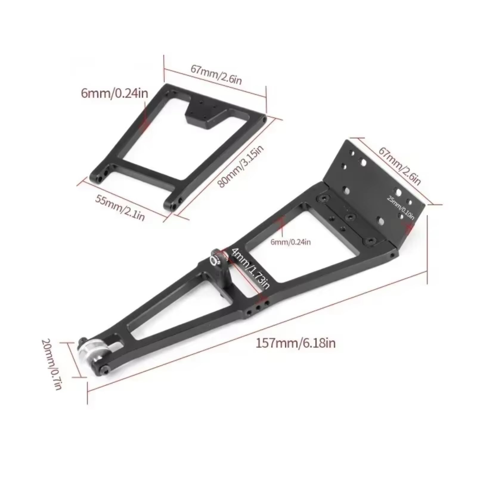 Braccio Gru Verricello Salvataggio Carro Attrezzi Kit In Metallo Per Axial Per SCX10 Per TRX4 D252 1/10 RC Auto Per LCG Telaio Strumento FAI DA TE Parti Ricambi Modellini RC