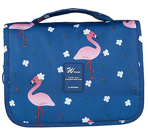 SUPA MODERN Womens Travel Toiletry Bag Overnight Wash Gym Shaving Bag Travel Folding Make up Bags with Hook Organizer Bags Cosmetic Bags Travel Folding Make up Toiletry Wash Bags with Hook