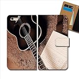 Galaxy A54 5G SCG21 ケース 手帳型 MUSIC 手帳ケース スマホケース カバー 音楽 楽器 音符 バンド ギター ドラム デザインD e0304020128904