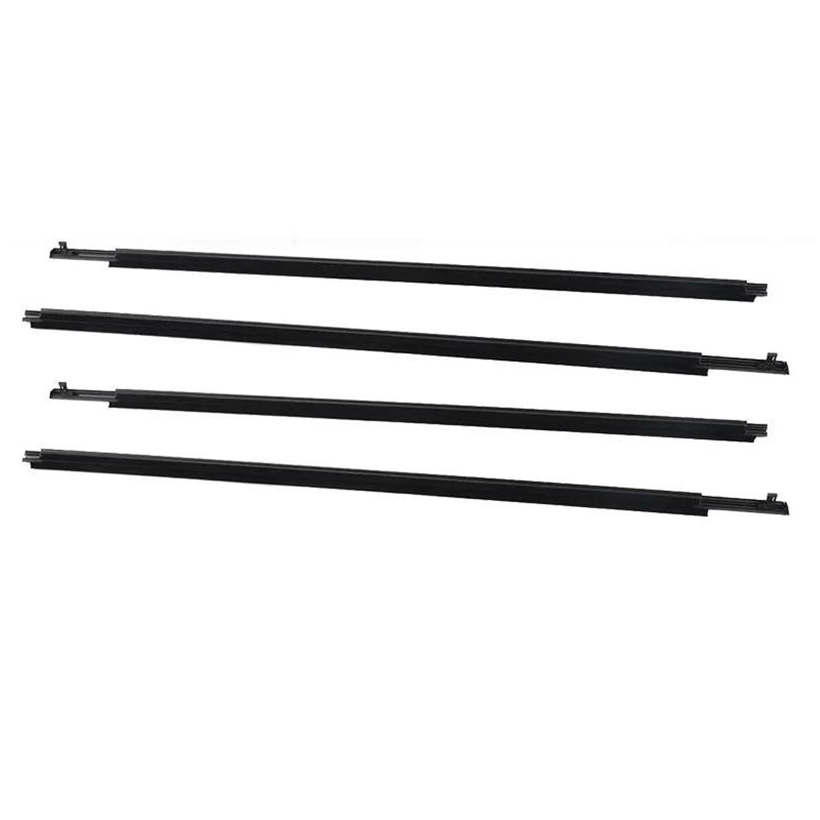 Qibbei One Color Car Window Weatherstrip Waterproof Front Rear Outer Windows Glass Sealing Rubber Strips For Toyota For Rav4 2009-2012