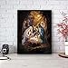 LWZAYS Nativity Scene Paint by Number Kit for Adults Canvas,Christmas Jesus Born Paint by Numbers for Adults Beginners Canvas, Christian Religious Painting by Numbers for Gift Decor - 16x20Inch