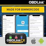 OBDLink CX Bimmercode Bluetooth 5.1 OBD2 Adapter for BMW/Mini, Works with iPhone/iOS & Android, Car Coding, OBD II Diagnostic Scanner - Image 2
