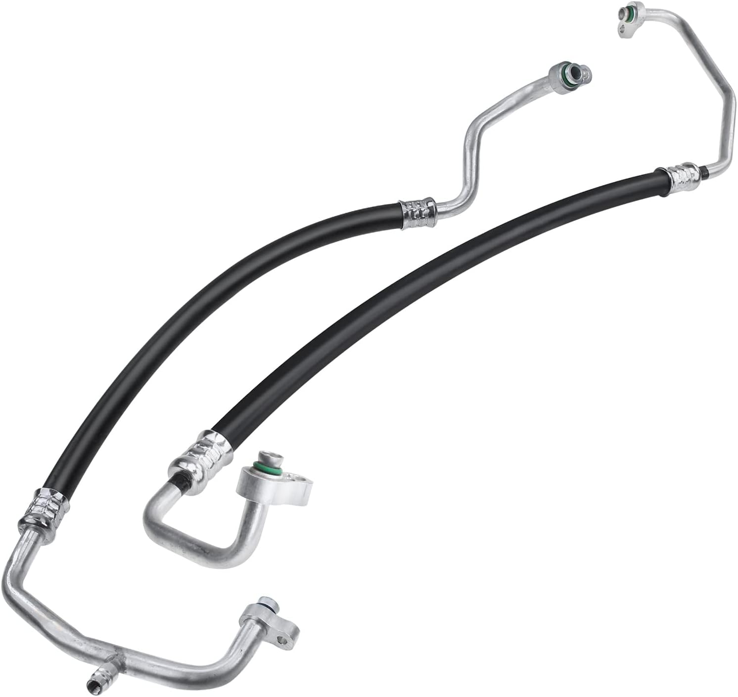 A-Premium A/C Suction Hose & Discharge Line Hose Assembly Compatible with Hyundai Accent, 2006 2007, 1.6L, DOHC