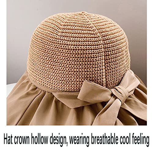 Sombrero tipo bucket para mujer con lazo y protección UV miniatura 6