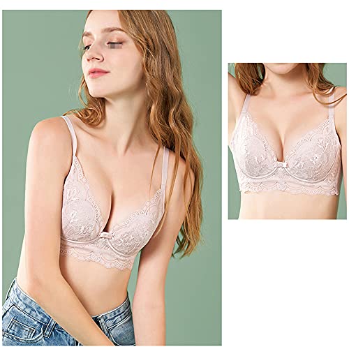Soutien-gorge à armatures rose 80C non doublé WENJUN