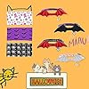 FURRYUMI 1 PC Bat Wing Cat Collar with Bell, Adjustable Kitten Collar with Safety Breakaway Buckle for Boy&Girl Cats, Halloween Christmas Cat Accessories for Kitten Puppy #4