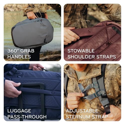 Image of Peak Design Travel Backpack 30L, Eclipse, Expandable 27-33L Design, Rear and Top Access, Weatherproof Shell, Laptop Sleeve, Ideal for Travel or Everyday Carry, Versatile Backpack for Men and Women