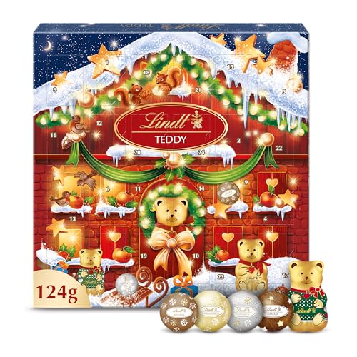 Lindt - Calendrier de l'Avent TEDDY - Assortiment de Chocolats