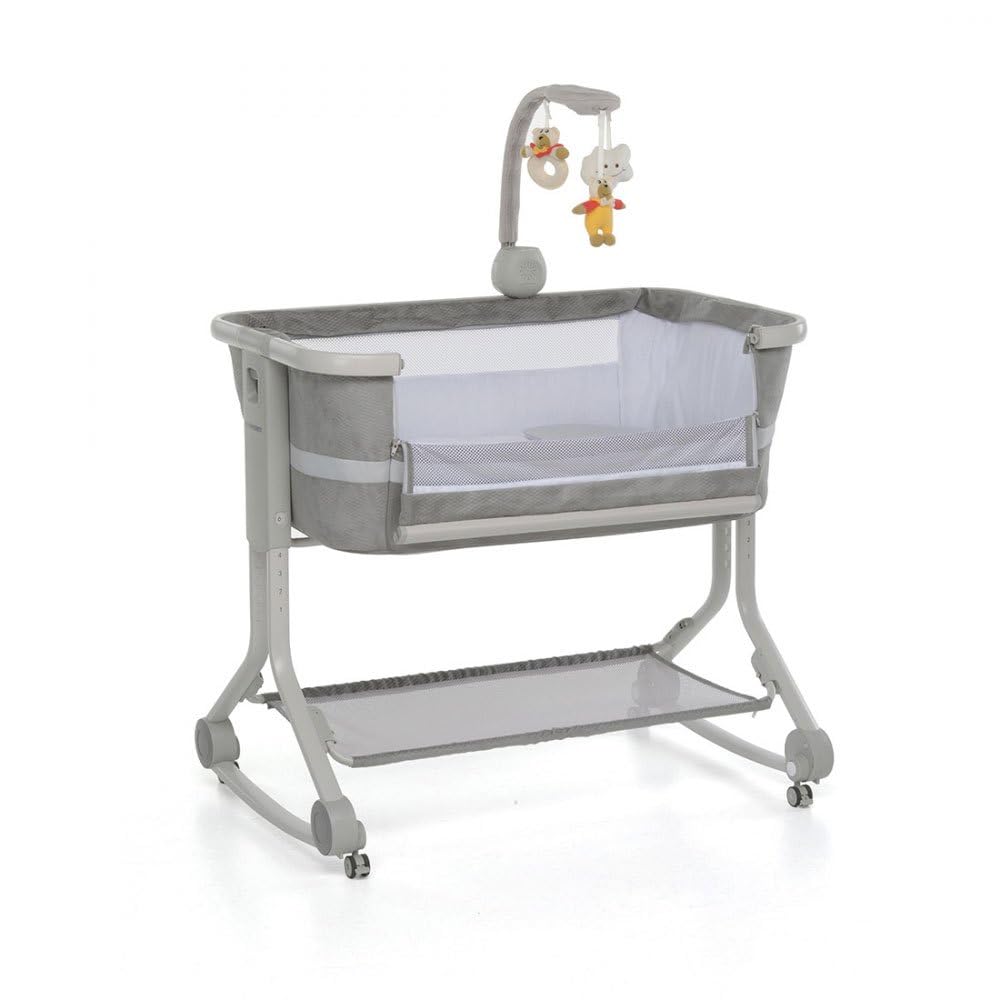 Foppapedretti MyBebè Culla Co-Sleeping, per Bambini dalla nascita a 6 mesi (fino a 9 Kg), Perla