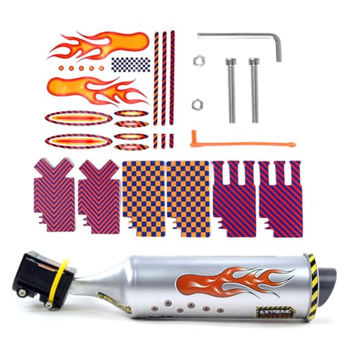 Exhaust Pipe, 6 Different Turbo Motorcycle Sound Effects Bicycle MTB Road Bike...