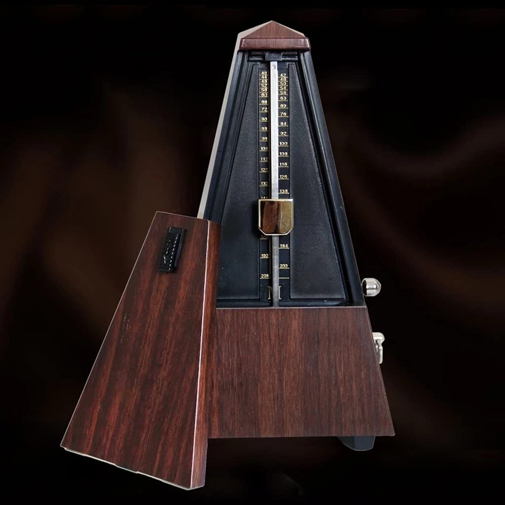 Metrónomo mecánico, Metrónomo de guitarra en línea Péndulo mecánico Mecanico Color madera for guitarra Piano Violín Instrumento musical