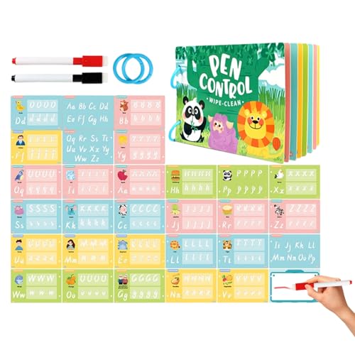 Cartes D'entraînement À La Maîtrise Du Stylo Pour L'écriture,Apprentissage Précoce Interactif | Fiches D'apprentissage De L'écriture Pour Avec Maîtrise Du Stylo,pour Apprentissage d'Été, Maternelle, G