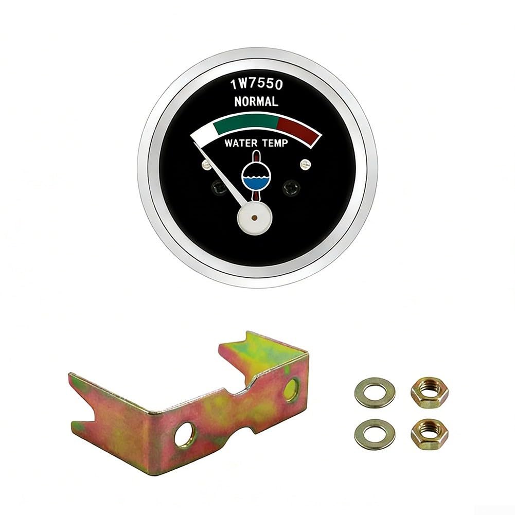 Medidor de temperatura del agua Carter 1W7550 mecánico de 52 mm para salpicadero de 12V 24V
