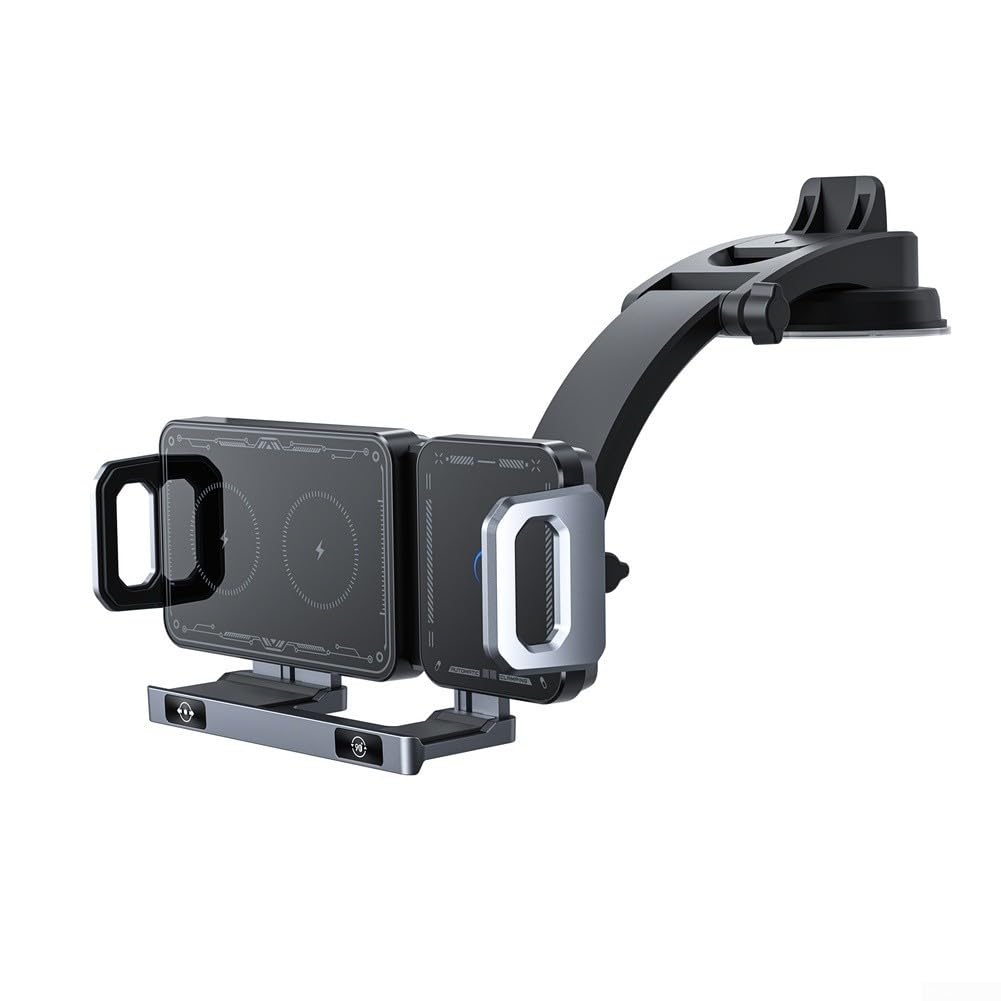 Soporte cargador coche rotación automática evita caídas de Samsung Galaxy Z Fold 6