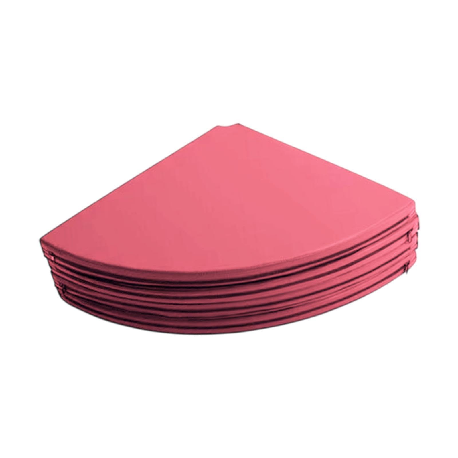 Folding Pole Dance Mat Adults Foldable Yoga Mat for Workout Outdoor Home Gym Rose Red-image-20
