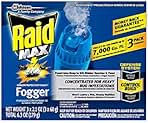 Johnson Raid Max Fogger, Insect Killer for Mosquito, Ant, Roach, Spider, Flea, for Indoor Use 6.3 Ounce (Pack of 1)