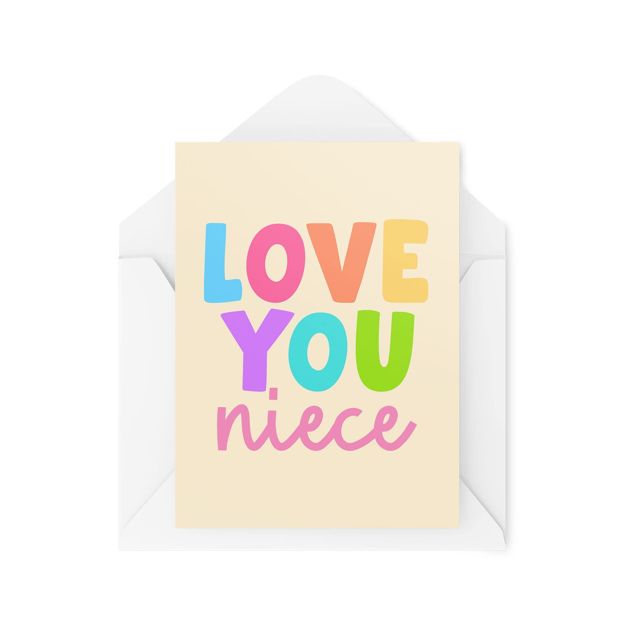 Funny Novelty Greeting Cards | Love You Niece | Birthday From Auntie From Nephew Thinking Of You Banter Funny Joke | CBH1289