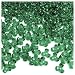 The Crafts Outlet 1000-Piece Plastic Transparent Tri Beads, 10mm, Emerald green