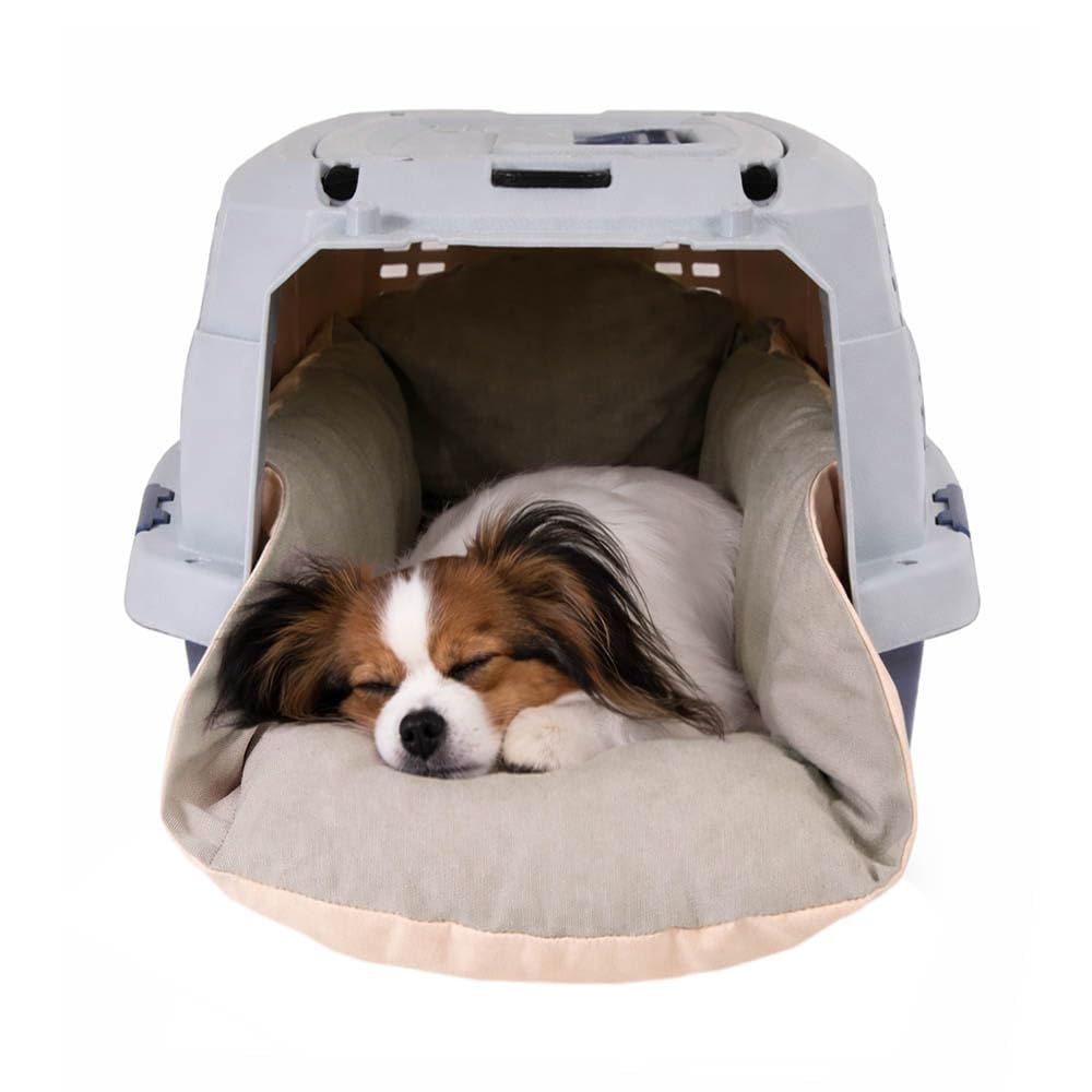 Helen's Pet Bed Multi-Fit Dog Crate Cushion, Extra Small (Label: S JP Size) - Washable Reversible Crate Bed Pad, Soft Cushion for Wire, Plastic & Hard-Sided Crates, Carriers & Strollers