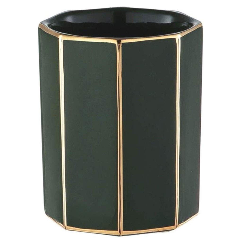 Bomba dispensadora Verde/Rosa Juego de accesorios de baño de 4 piezas Juego de lavado de baño de cerámica Vaso/Soporte para cepillo de dientes/Caja de jabón/Dispensador de jabón Dispensador de loció