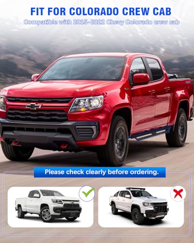 Estribos para Chevy Colorado 2015-2025 Cabina Crew miniatura 2