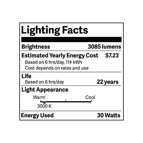 Newhouse Lighting BLF30BRZ 30-Watt Die-Cast Aluminum LED Bullet Flood Outdoor, Weatherproof Landscape Lighting 3085 Lumens, 3000K Warm White, 1/2
