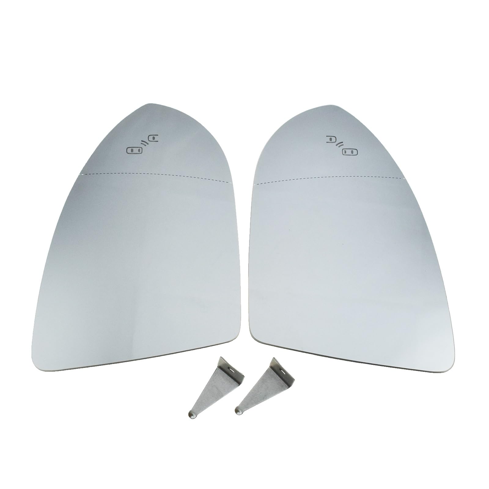 Miroir Convexe Angle Réglable Compatible Avec VW Pour Golf 7 Pour Golf 7.5 Pour GTI 2013-2020 Pour 2016-2021 5G0857521 Verre De Rétroviseur Arrière Chauffant Côté Gauche Droit(Pair)