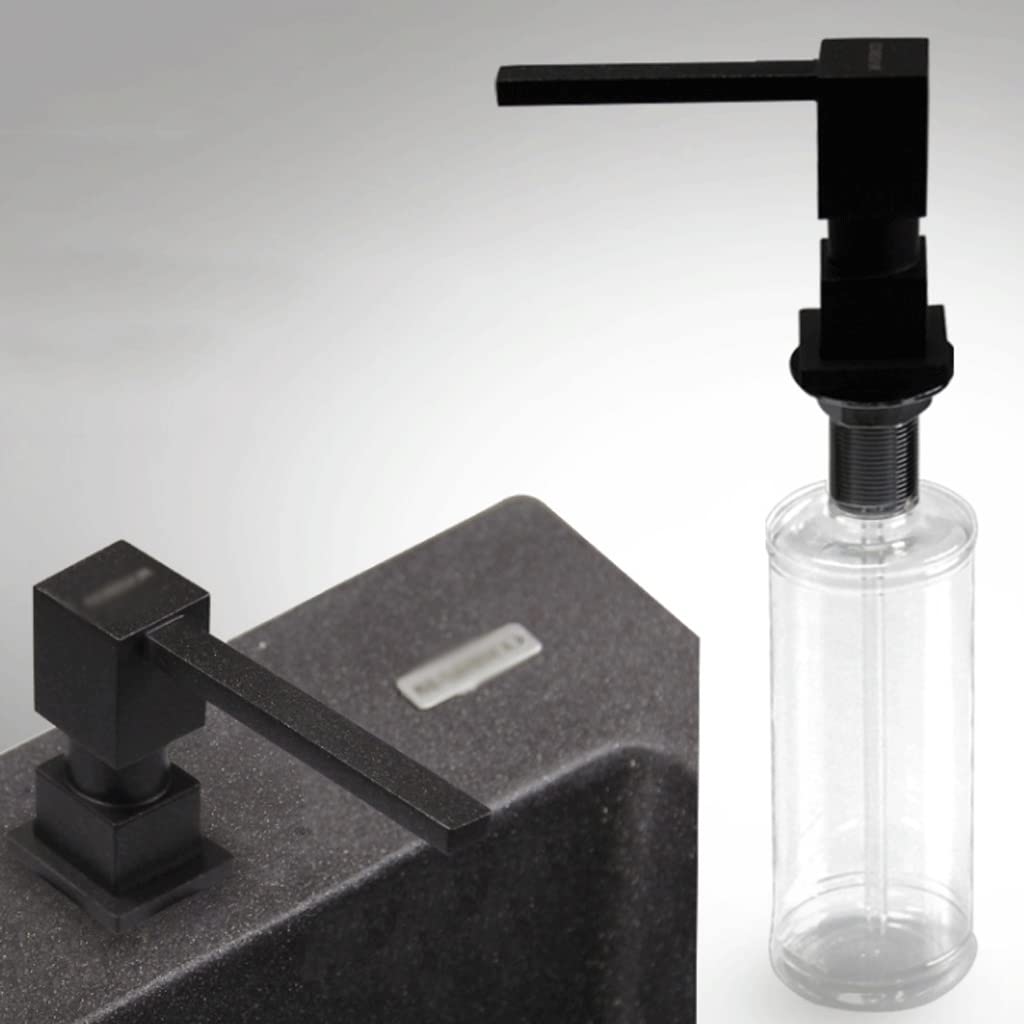 Ekstraktor 10.1 OZ Dozownik SOAP Kamień Kamień Pompa mydła z przezroczystą butelką Refillable Dozownik mydła zlewozmywakowy Dozownik cieczy Pompa do mydła (Color : TYPE C)