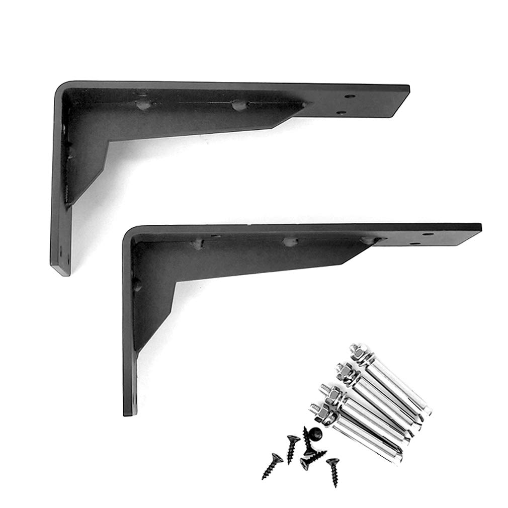 Soportes para estantes Triangulares de ángulo Recto de Hierro Resistente para Pared, Lavabo de Cocina, baño, Banco de Trabajo Industrial, Soportes para estantes de encimera de mármol, Carga máxima: