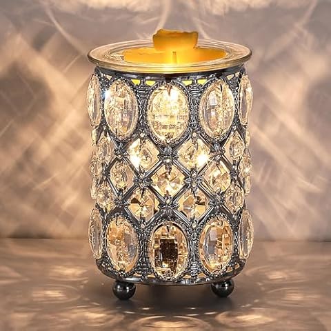 Wax Warmer Wrought Iron Crystal Wax Melt Warmer Electric Oil Burner Wax Melt for Gifts & Decor, Home, Office, SPA,Bedroom Cover