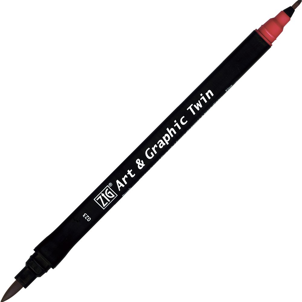 ZIG ART & GRAPHIC TWIN 023 WINE RED-image-20