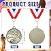 Remuuly 30/60/100 Pcs Cross Country Award Medals Bulk 2'' Gold Trophy Award Metal First Place with Neck Ribbons Prize Gift for Cross Country Tournaments Sports Competition Team Adult (30 Pcs,Style 2)