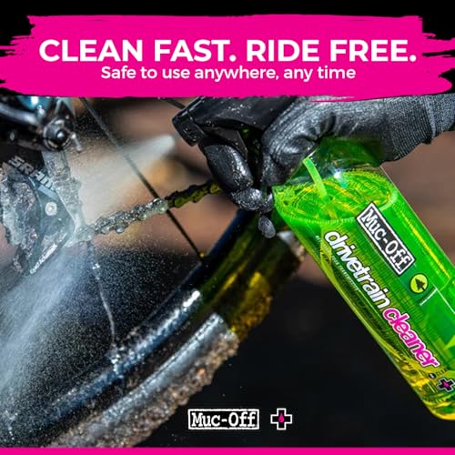 Image of Muc-Off Bio Drivetrain Cleaner | Effective Biodegradable Bicycle Chain Cleaner and Degreaser Spray | Suitable for All Types of Bike