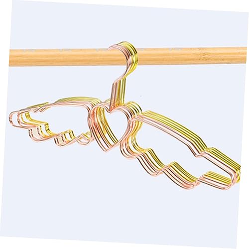 Miniatura 5 de HOMSFOU 20 Pcs Angel Love Hanger Cloth Drying Rack Laundry Drying Rack Shirt Hangers Metal Suit Hangers Clothes Drying Rack Clothing Hangers