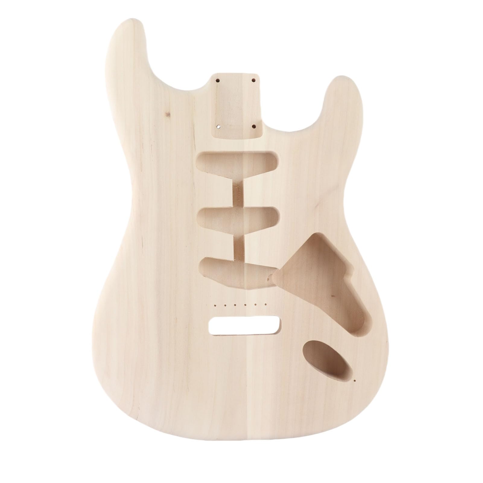 Niedokończona Gitara Elektryczna Niedokończony Korpus Gitary Elektrycznej z Drewna Orzechowego Pusty Korpus z Potrójnymi Otworami na Przetworniki Konfigurowalny Projekt dla Muzyków
