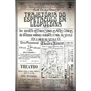 Capa do livro Trajetória do Espetáculo em Leopoldina