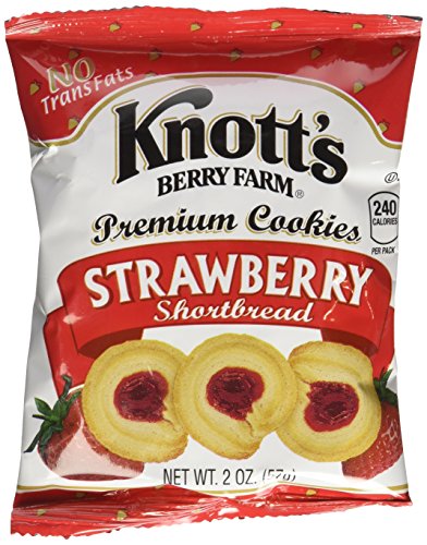 Image of Knotts Berry Farm Strawberry Shortbread Cookies 24 /2 Oz