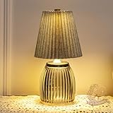 MJ PREMIER Lámpara que funciona con pilas, lámparas de mesa con temporizador, inalámbricas decorativas con temporizador, funciona con pilas, centro de mesa para sala de estar/dormitorio/mesa/entrada