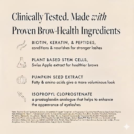 Borboleta Brow Serum, Eyebrow Serum for Thicker, Fuller Looking Brows - Image 6