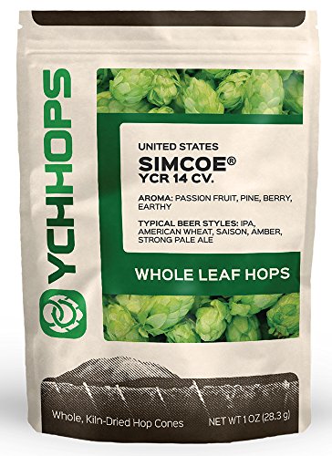 Hopunion US Leaf Hops for Home Brew Beer Making - 1 Ounce (US Simcoe)